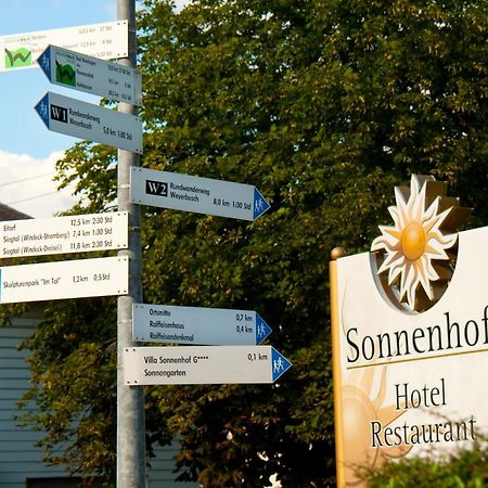 Hotel Restaurant Sonnenhof Weyerbusch Buitenkant foto